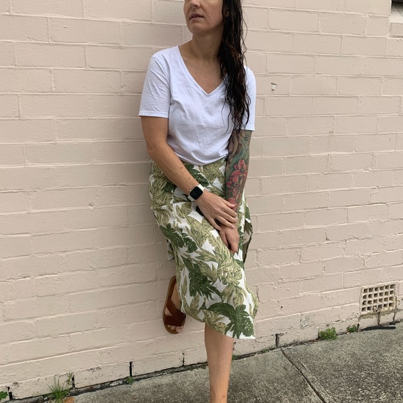 100% linen wrap skirt - Picture 3 of 4